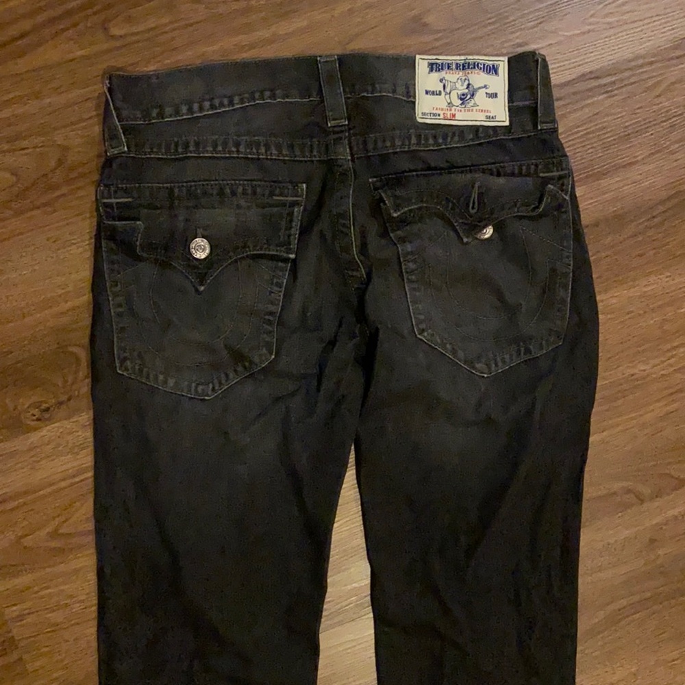True Religion Jeans ( Bootcut ) BLACK Slight Faded